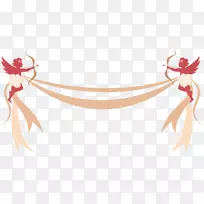 婚礼插画-丘比特-空若网 婚礼插画-丘比特-空若网