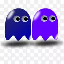 钴蓝,紫,电蓝,紫,微笑-PAC人-空若网 钴蓝,紫,电蓝,紫,微笑-PAC人-空若网