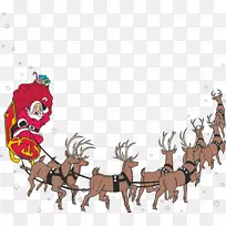圣诞老人圣诞表演-儿童合唱团剪贴画-动画-空若网 圣诞老人圣诞表演-儿童合唱团剪贴画-动画-空若网