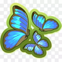 蝴蝶昆虫剪贴画-蝴蝶-空若网 蝴蝶昆虫剪贴画-蝴蝶-空若网