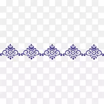 对称紫色图案元素-空若网 对称紫色图案元素-空若网