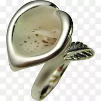 戒指首饰纯银宝石-山谷百合花-空若网 戒指首饰纯银宝石-山谷百合花-空若网