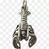 人体珠宝、银饰、吊坠、金属龙虾-空若网 人体珠宝、银饰、吊坠、金属龙虾-空若网