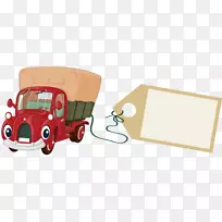 卡通卡车-蝴蝶结-空若网 卡通卡车-蝴蝶结-空若网