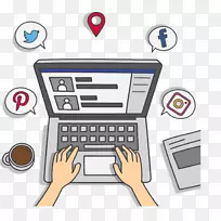 社交媒体传播社交网络博客大众媒体手绘在线社交媒体-空若网 社交媒体传播社交网络博客大众媒体手绘在线社交媒体-空若网