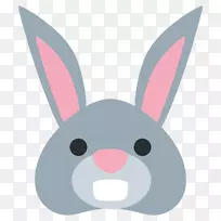 表情符号贴纸短信社交媒体短信-兔子-空若网 表情符号贴纸短信社交媒体短信-兔子-空若网