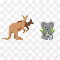 澳大利亚元素-袋鼠-空若网 澳大利亚元素-袋鼠-空若网