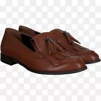 滑鞋类皮革棕色干邑-空若网 滑鞋类皮革棕色干邑-空若网