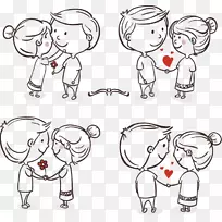 浪漫爱情情侣卡通浪漫手绘情侣-空若网 浪漫爱情情侣卡通浪漫手绘情侣-空若网