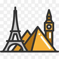 约翰f.肯尼迪国际机场,埃菲尔铁塔,大本,埃及金字塔,剪贴画-大本钟-空若网 约翰f.肯尼迪国际机场,埃菲尔铁塔,大本,埃及金字塔,剪贴画-大本钟-空若网