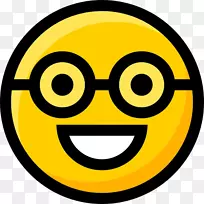 表情电脑图标笑脸-书呆子-空若网 表情电脑图标笑脸-书呆子-空若网