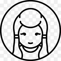 电脑图标-长发-空若网 电脑图标-长发-空若网