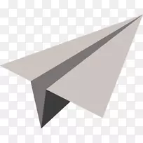纸面飞机折纸电脑图标折纸-空若网 纸面飞机折纸电脑图标折纸-空若网