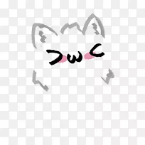 猫卡瓦伊画脸-鼻子-空若网 猫卡瓦伊画脸-鼻子-空若网