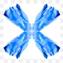 钴蓝电蓝绿松石-水彩蝴蝶-空若网 钴蓝电蓝绿松石-水彩蝴蝶-空若网