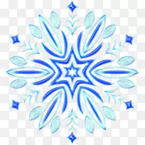 钴蓝雪花对称图案-雪花-空若网 钴蓝雪花对称图案-雪花-空若网
