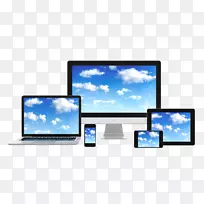 png手持设备响应web设计的移动电话.pc-空若网 png手持设备响应web设计的移动电话.pc-空若网