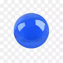 球形钴蓝色实心玻璃球-空若网 球形钴蓝色实心玻璃球-空若网