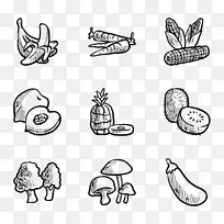 电脑图标水果剪贴画.蔬菜-空若网 电脑图标水果剪贴画.蔬菜-空若网