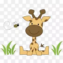 汽车贴纸婴儿卡通长颈鹿-空若网 汽车贴纸婴儿卡通长颈鹿-空若网