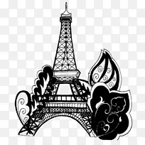 艾菲尔铁塔着色书绘图夹艺术.艾菲尔-空若网 艾菲尔铁塔着色书绘图夹艺术.艾菲尔-空若网