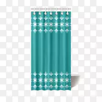 茶色绿松石桌布红白窗帘-空若网 茶色绿松石桌布红白窗帘-空若网