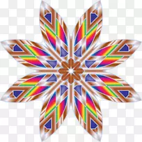 花星剪贴画-五颜六色的几何-空若网 花星剪贴画-五颜六色的几何-空若网