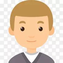 动画计算机图标.男孩-空若网 动画计算机图标.男孩-空若网