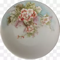 餐具盘陶瓷碟手绘花卉材料-空若网 餐具盘陶瓷碟手绘花卉材料-空若网