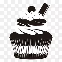 十二只纸杯蛋糕生日蛋糕剪影-纸杯蛋糕-空若网 十二只纸杯蛋糕生日蛋糕剪影-纸杯蛋糕-空若网