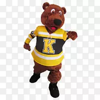 金斯敦边疆安大略曲棍球联盟吉祥物熊吉祥物-空若网 金斯敦边疆安大略曲棍球联盟吉祥物熊吉祥物-空若网
