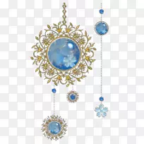 装饰.蓝色宝石珠图案-空若网 装饰.蓝色宝石珠图案-空若网