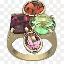 宝石环紫水晶金宝石环-空若网 宝石环紫水晶金宝石环-空若网