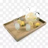 玻璃餐具托盘-阳光和柠檬水-空若网 玻璃餐具托盘-阳光和柠檬水-空若网