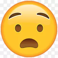 苹果彩色表情文字短信表情贴-惊讶表情-空若网 苹果彩色表情文字短信表情贴-惊讶表情-空若网