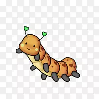 蝴蝶,非常饥饿的毛虫,昆虫剪贴画-空若网 蝴蝶,非常饥饿的毛虫,昆虫剪贴画-空若网