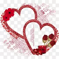 情人节爱情相框态度-创意情人节海报-空若网 情人节爱情相框态度-创意情人节海报-空若网