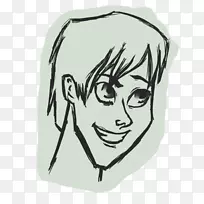 画肖像面白色写实-空若网 画肖像面白色写实-空若网