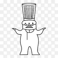 线条艺术卡通手指夹艺术勺子筷子-空若网 线条艺术卡通手指夹艺术勺子筷子-空若网