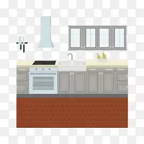 厨房家具下载.手绘厨房-空若网 厨房家具下载.手绘厨房-空若网