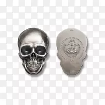 银币头骨金属-两侧-空若网 银币头骨金属-两侧-空若网