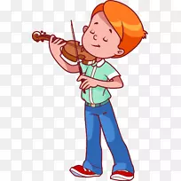 小提琴技术剪贴画儿童节装饰材料-空若网 小提琴技术剪贴画儿童节装饰材料-空若网