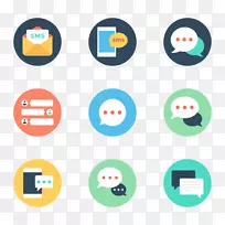 计算机图标、短信、电子邮件-金融和经济-空若网 计算机图标、短信、电子邮件-金融和经济-空若网