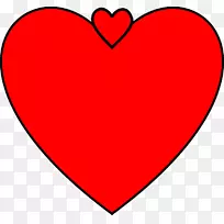 心象征爱情标志剪贴画-双剪贴画-空若网 心象征爱情标志剪贴画-双剪贴画-空若网