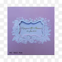 薰衣草紫罗兰紫-2017年结婚卡-空若网 薰衣草紫罗兰紫-2017年结婚卡-空若网