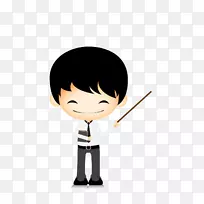 教师卡通教育-卡通男教师-空若网 教师卡通教育-卡通男教师-空若网