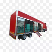 货运汽车半挂车展台设计-空若网 货运汽车半挂车展台设计-空若网