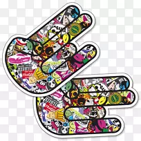 汽车保险杠贴纸-空若网 汽车保险杠贴纸-空若网