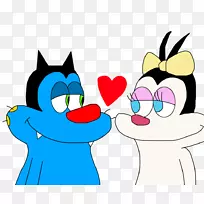 奥吉·奥利维亚卡通网络-卡通情侣-空若网 奥吉·奥利维亚卡通网络-卡通情侣-空若网