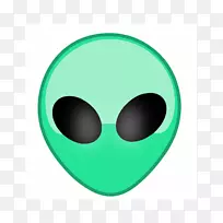 笑脸绿色短信圈-火星剪贴画-空若网 笑脸绿色短信圈-火星剪贴画-空若网